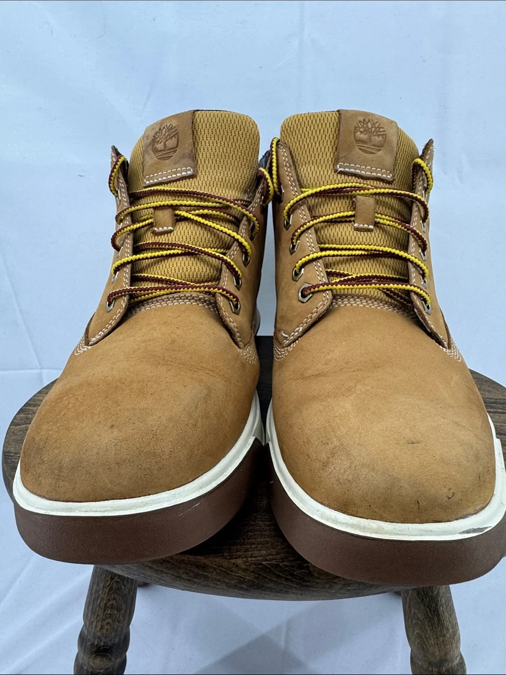 Timberland Men's Maple Grove Wheat Nubuck Leather Chukka Boots, sz 9